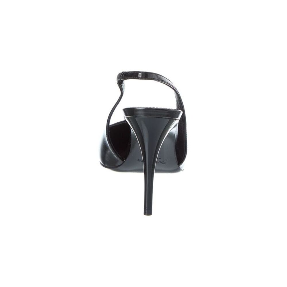 Saint Laurent Babylone 90 Leather Slingback Pump, Black - Picture 3 of 5